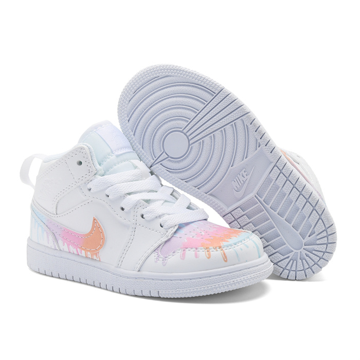 Youth Running Weapon Air Jordan 1 White Shoes 0118 Youth Running Weapon Air Jordan 1 White Shoes 0118